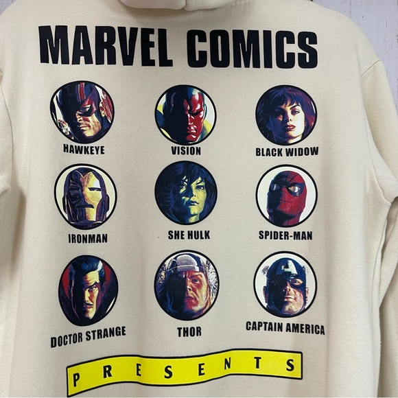Marvel Comics, Embroidered & Printed Hoodie. Size Small. Good used condition! - Picture 2 of 9